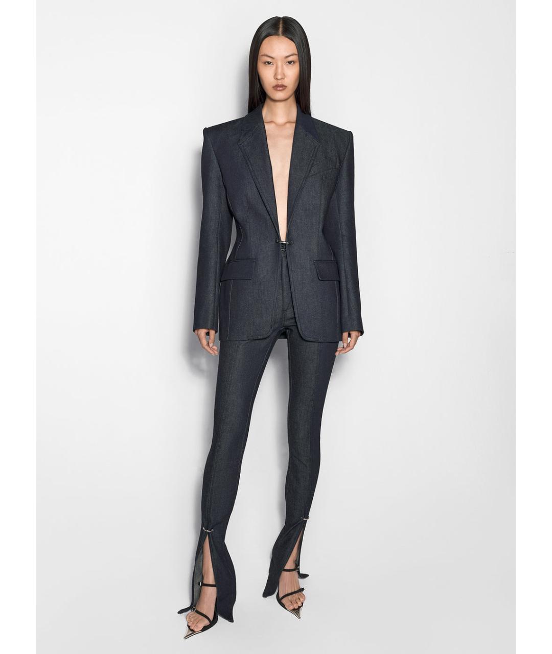 MUGLER Темно-синие джинсы слим, фото 2