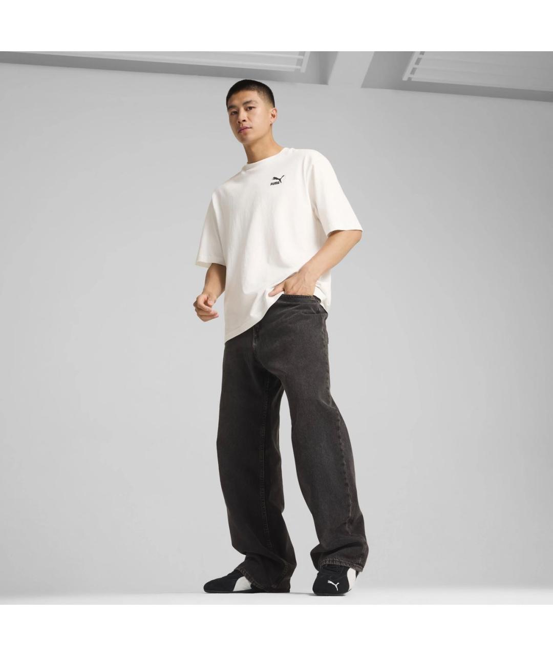 PUMA Черные замшевые кроссовки, фото 5