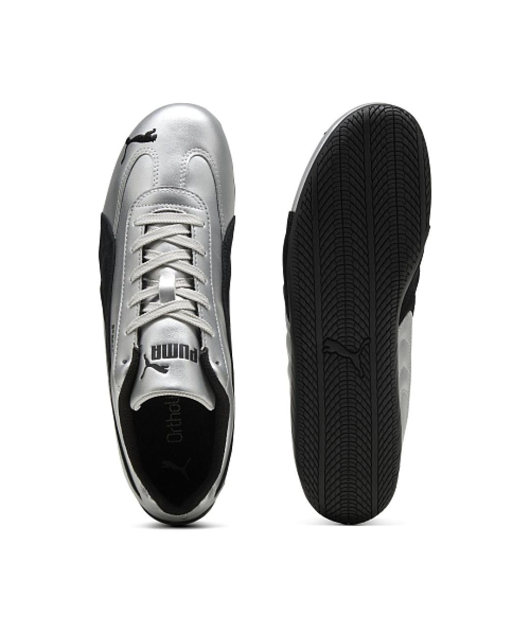 PUMA Серебряные низкие кроссовки / кеды, фото 3