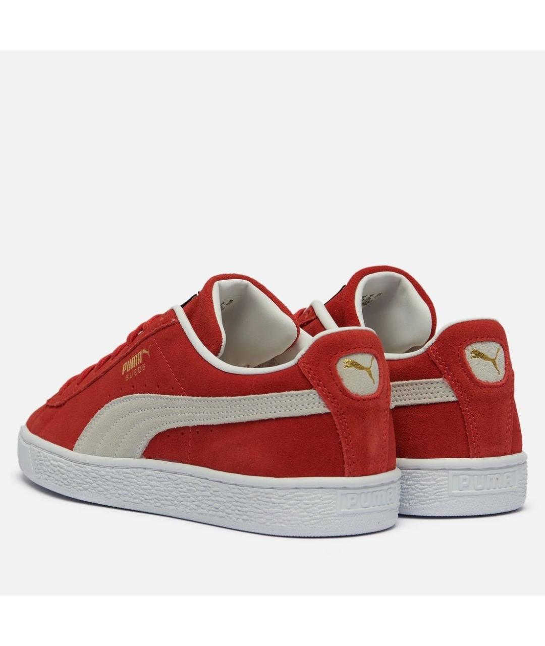 PUMA Красные замшевые кроссовки, фото 4