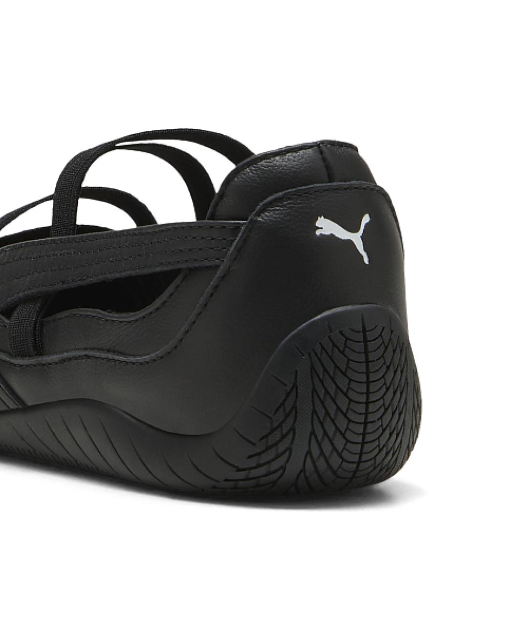 PUMA Черные кожаные кроссовки, фото 4