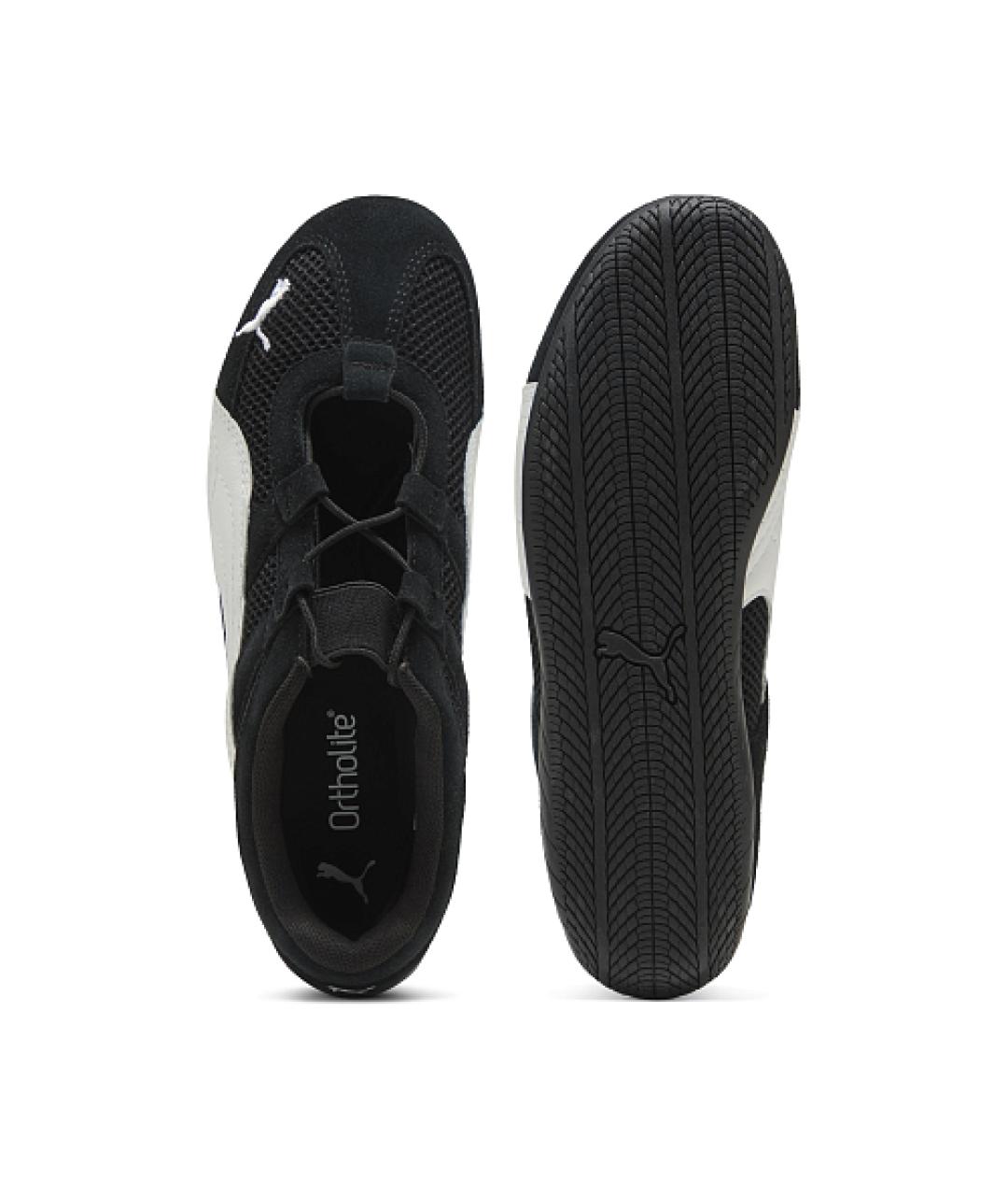 PUMA Черные замшевые низкие кроссовки / кеды, фото 3