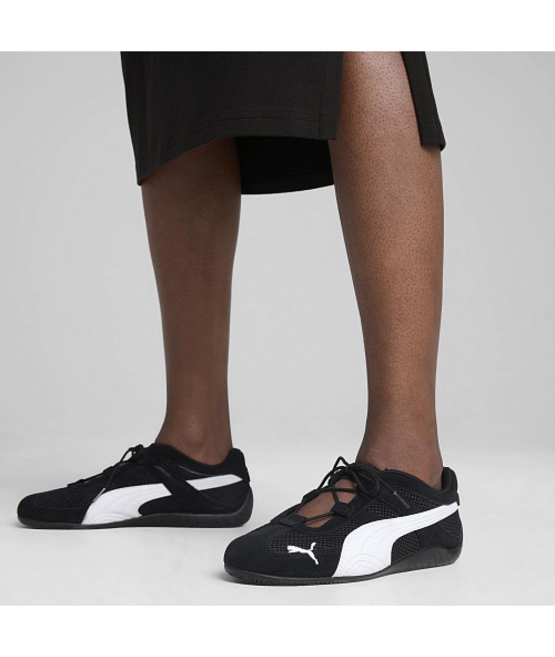 PUMA Черные замшевые низкие кроссовки / кеды, фото 5