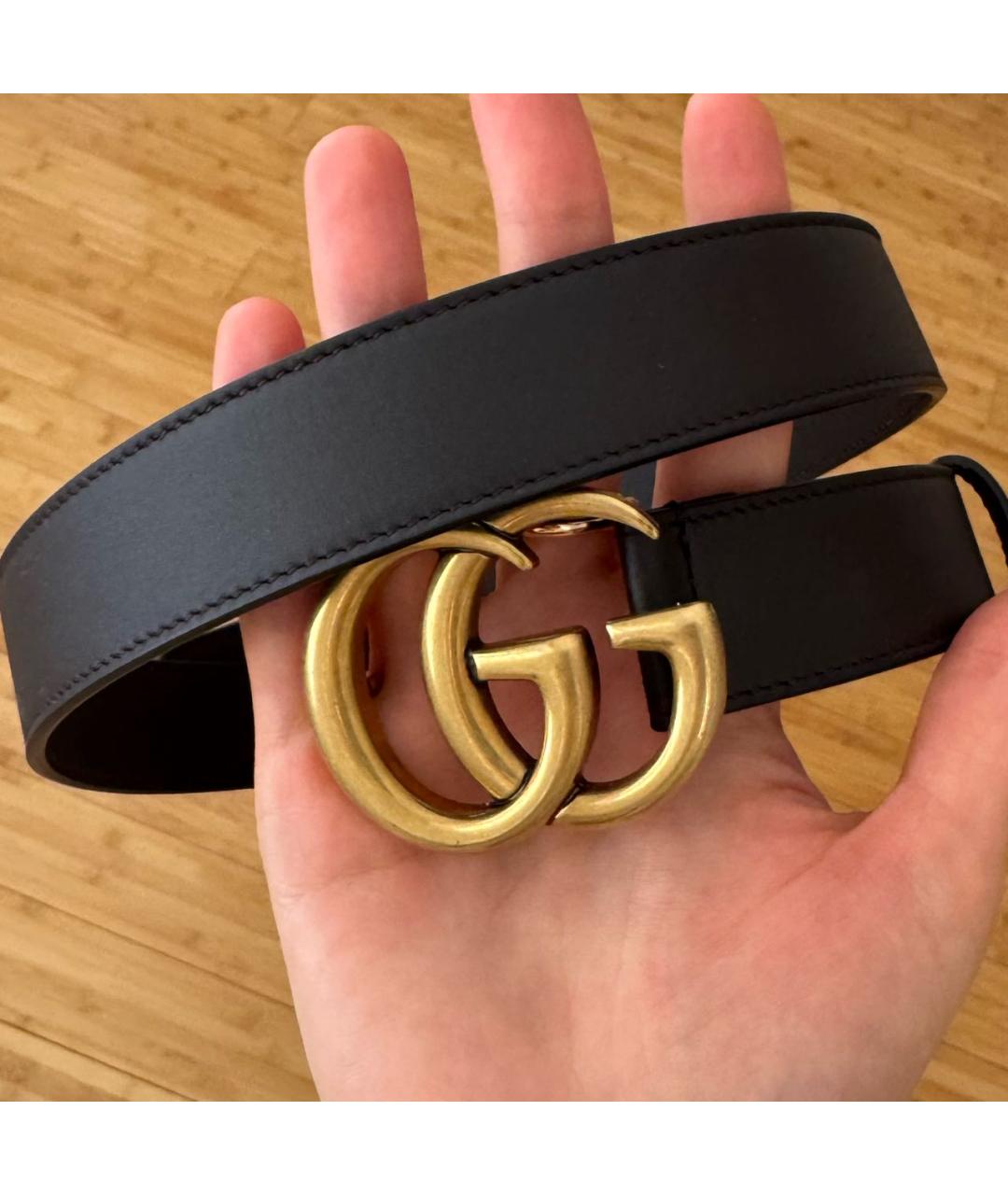 GUCCI Коричневый кожаный ремень, фото 3