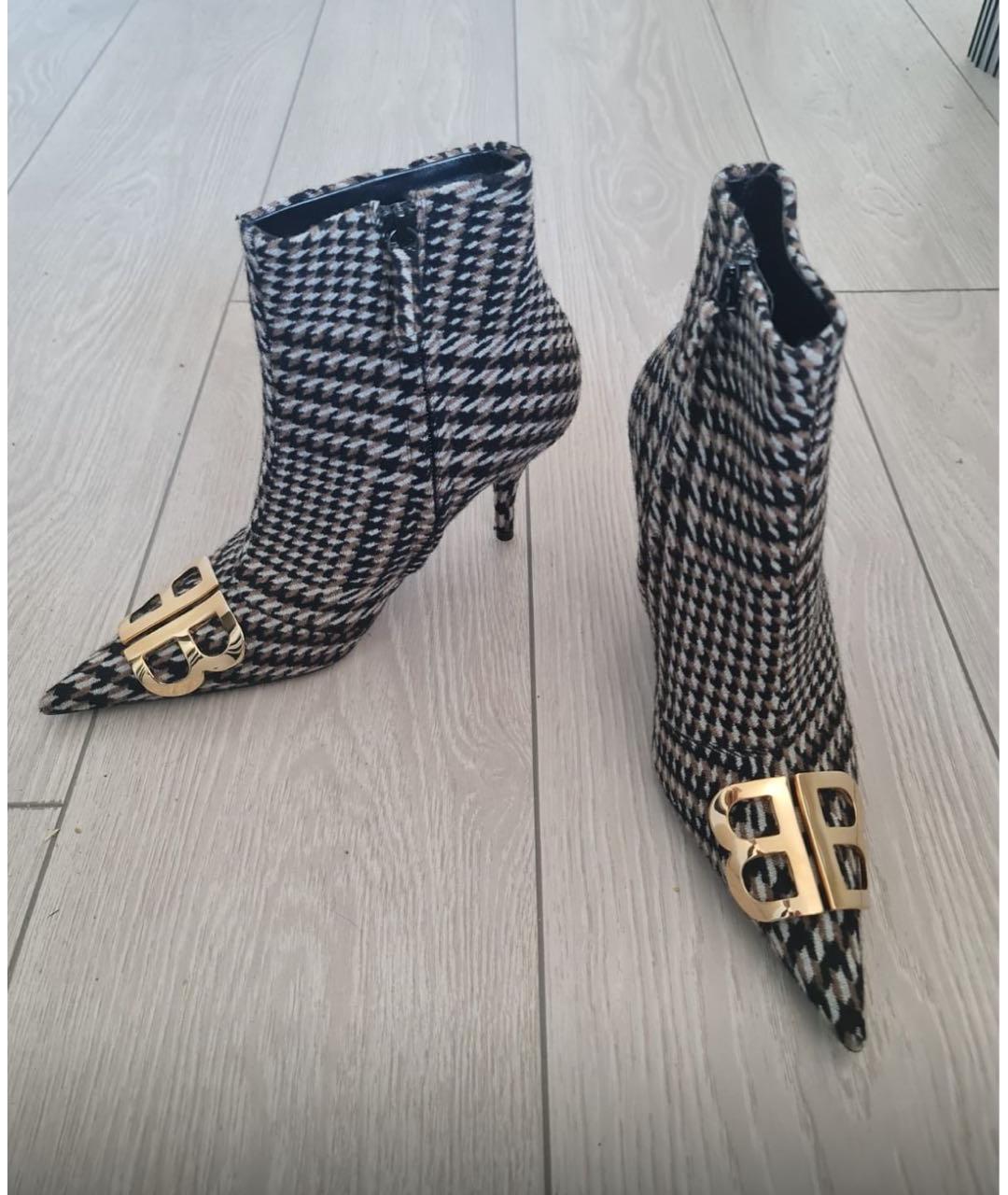 BALENCIAGA Текстильные ботильоны, фото 3