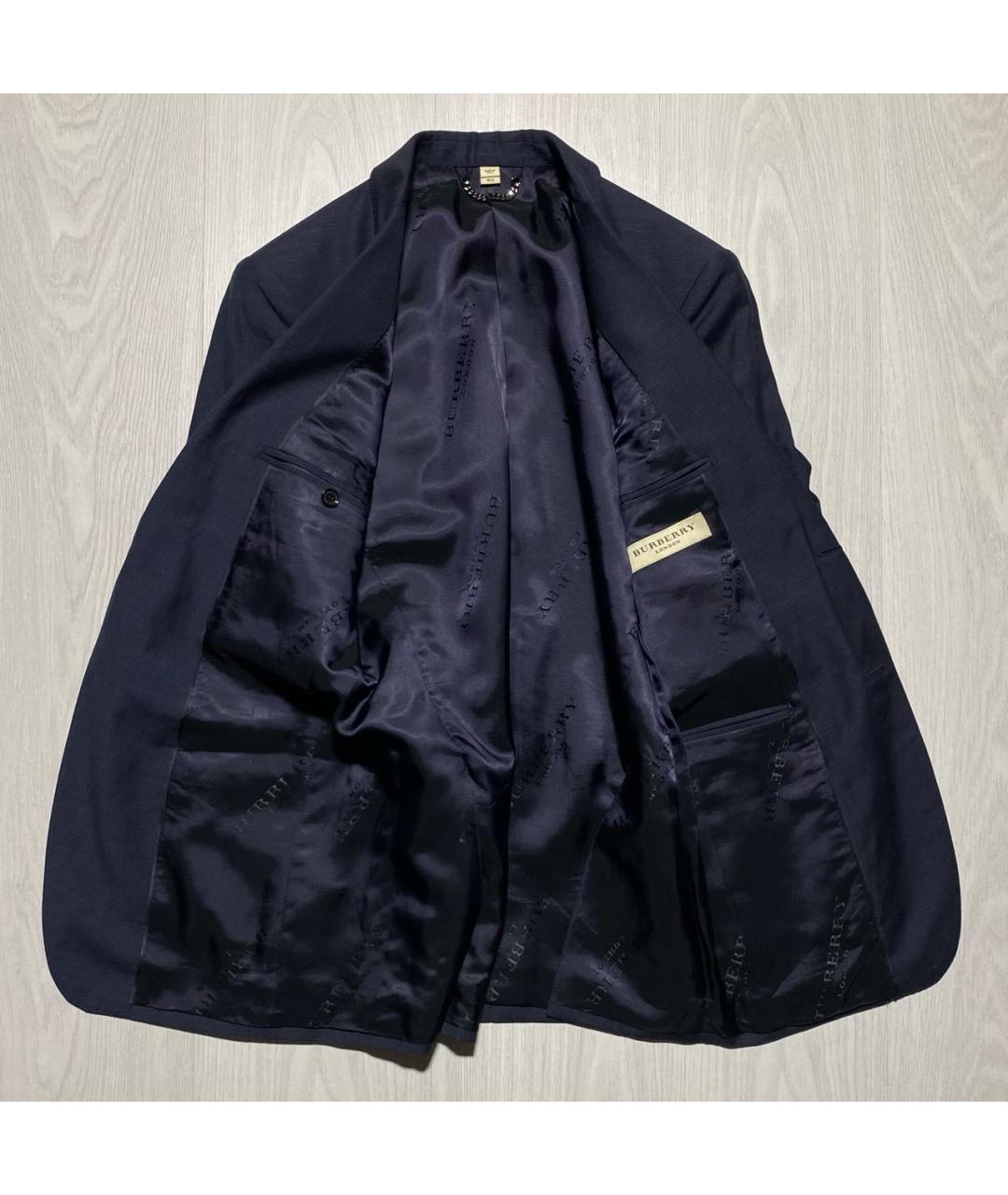 BURBERRY Темно-синий пиджак, фото 7
