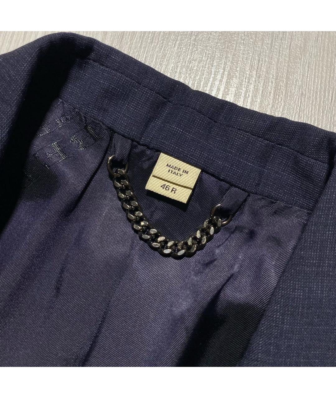BURBERRY Темно-синий пиджак, фото 4