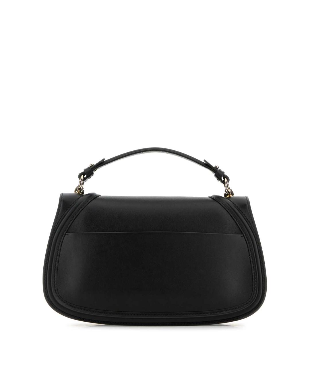 GUCCI Черная кожаная сумка с короткими ручками, фото 3