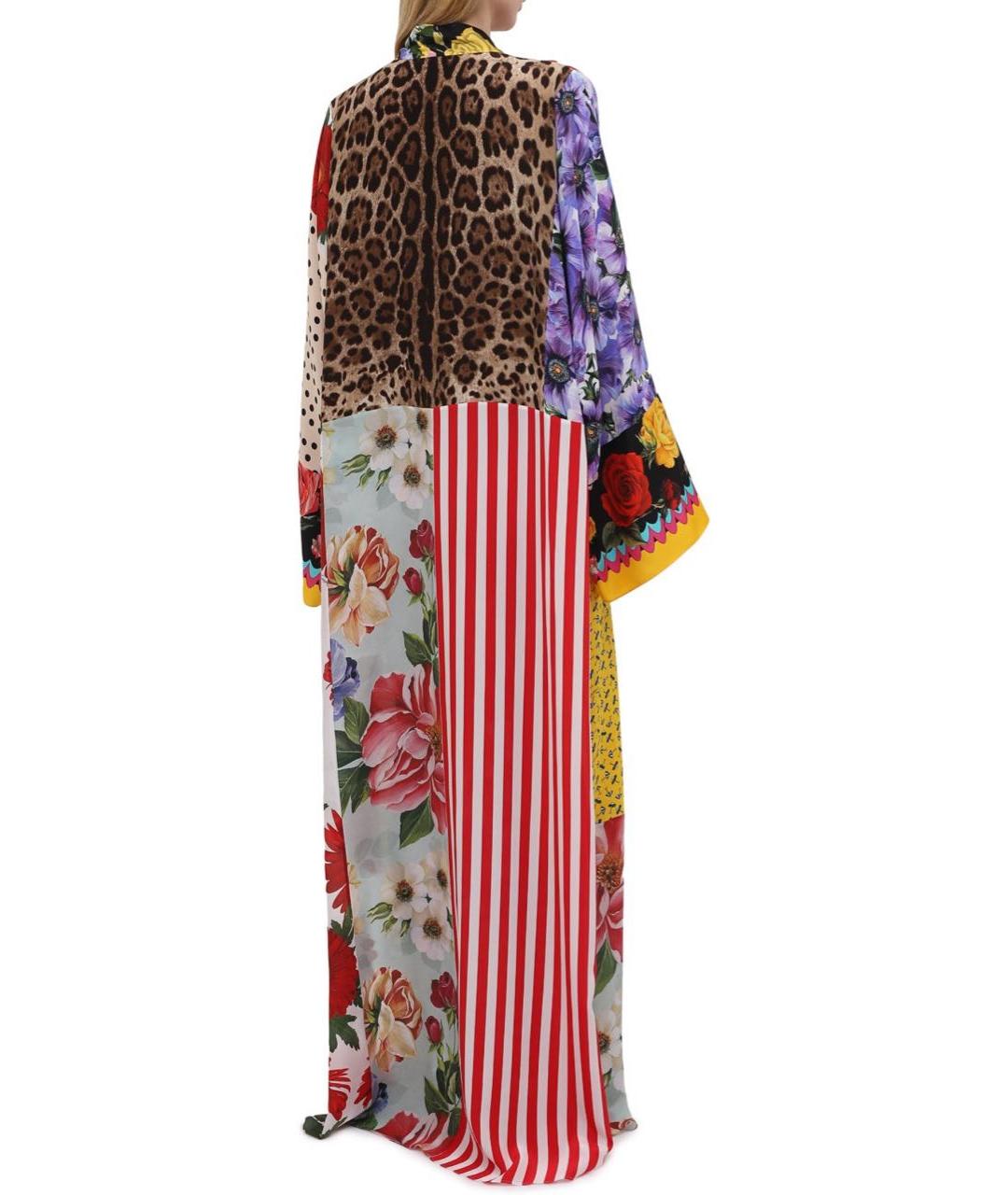 DOLCE&GABBANA Шелковое коктейльное платье, фото 4
