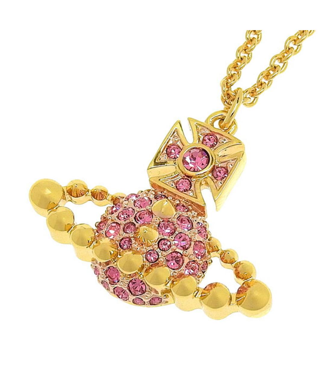 VIVIENNE WESTWOOD Золотое латунное колье, фото 2