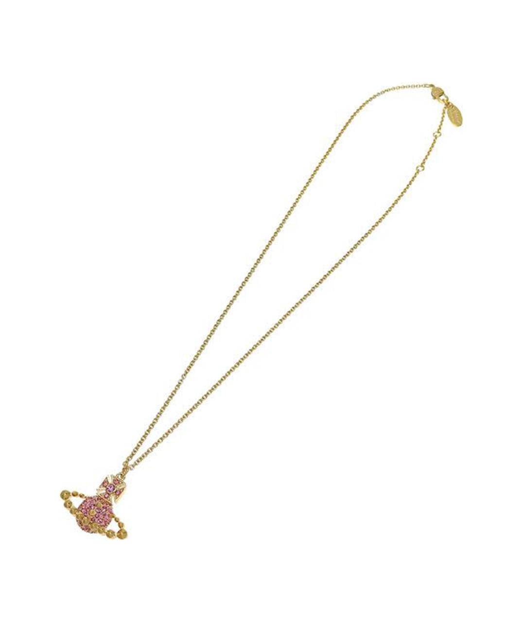 VIVIENNE WESTWOOD Золотое латунное колье, фото 1