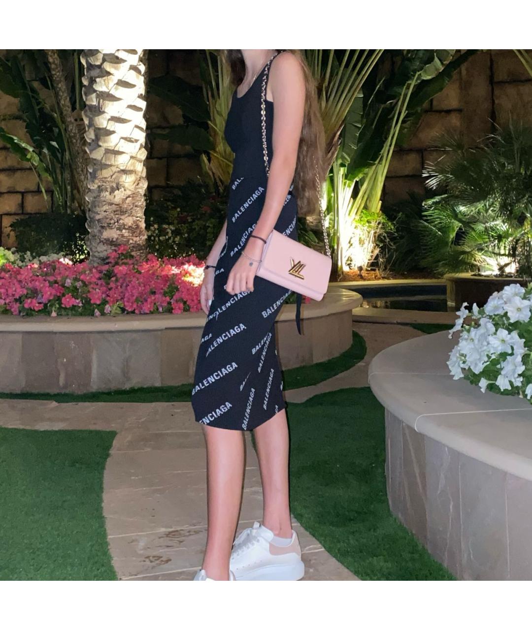 BALENCIAGA Черная юбка миди, фото 4