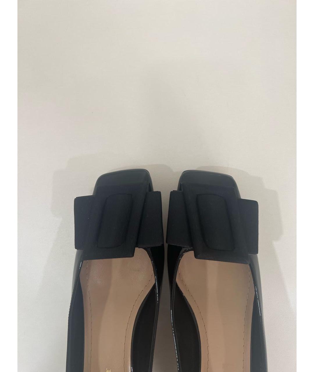 CHRISTIAN DIOR Черные туфли из лакированной кожи, фото 5