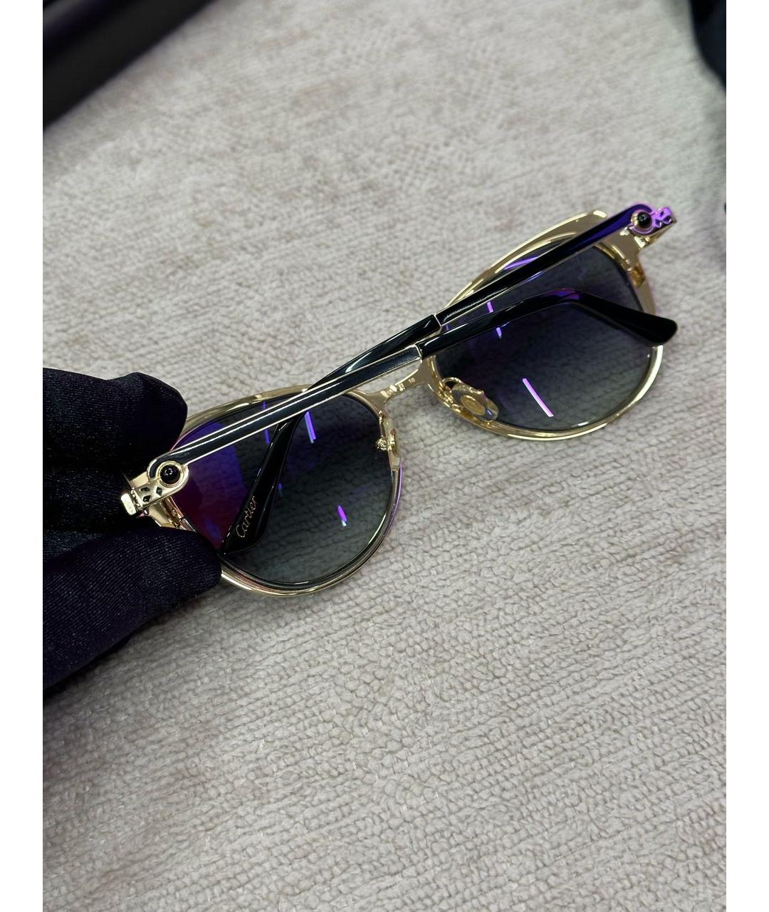 CARTIER Черные солнцезащитные очки, фото 5