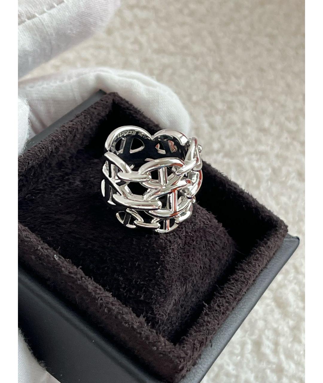HERMES Серебряное серебряное кольцо, фото 4
