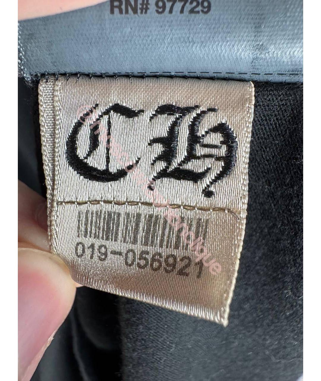 CHROME HEARTS Черная хлопковая футболка, фото 5