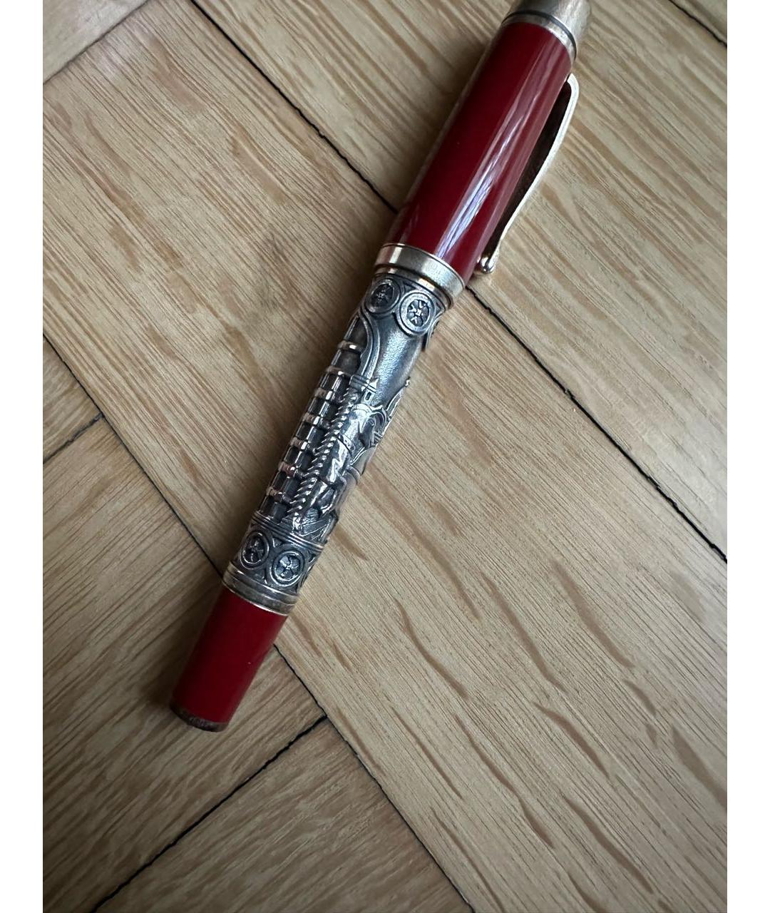 MONTEGRAPPA Бордовая металлическая шариковая ручка, фото 3