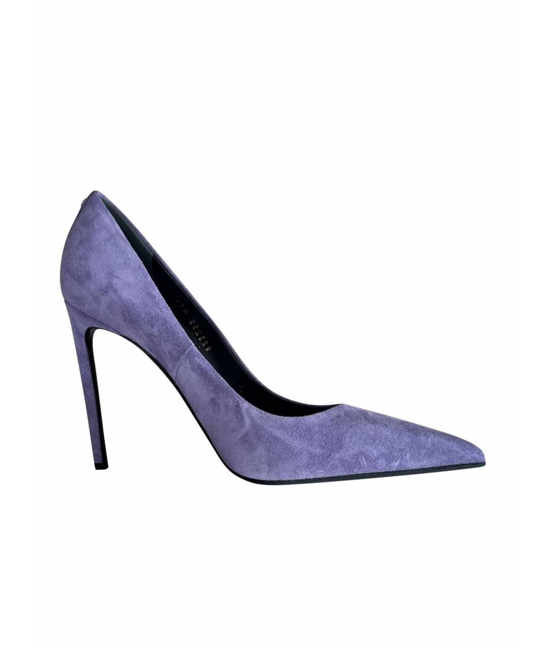 TOM FORD Фиолетовые замшевые туфли, фото 1