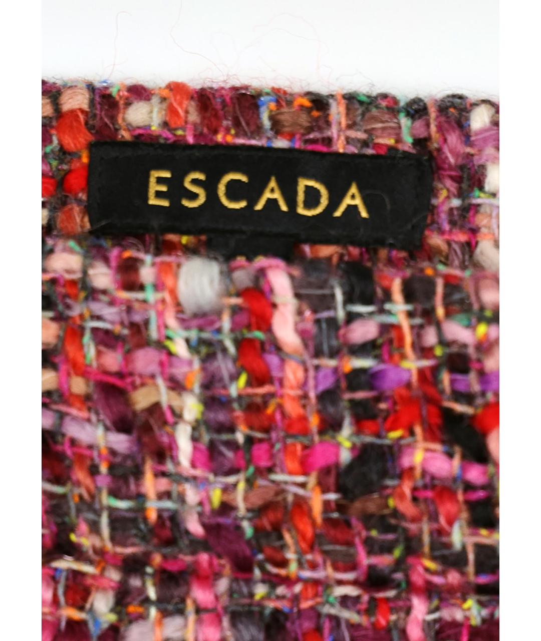 ESCADA Мульти шерстяная юбка миди, фото 3