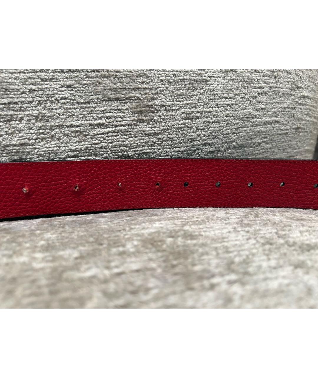 GUCCI Черный кожаный ремень, фото 5