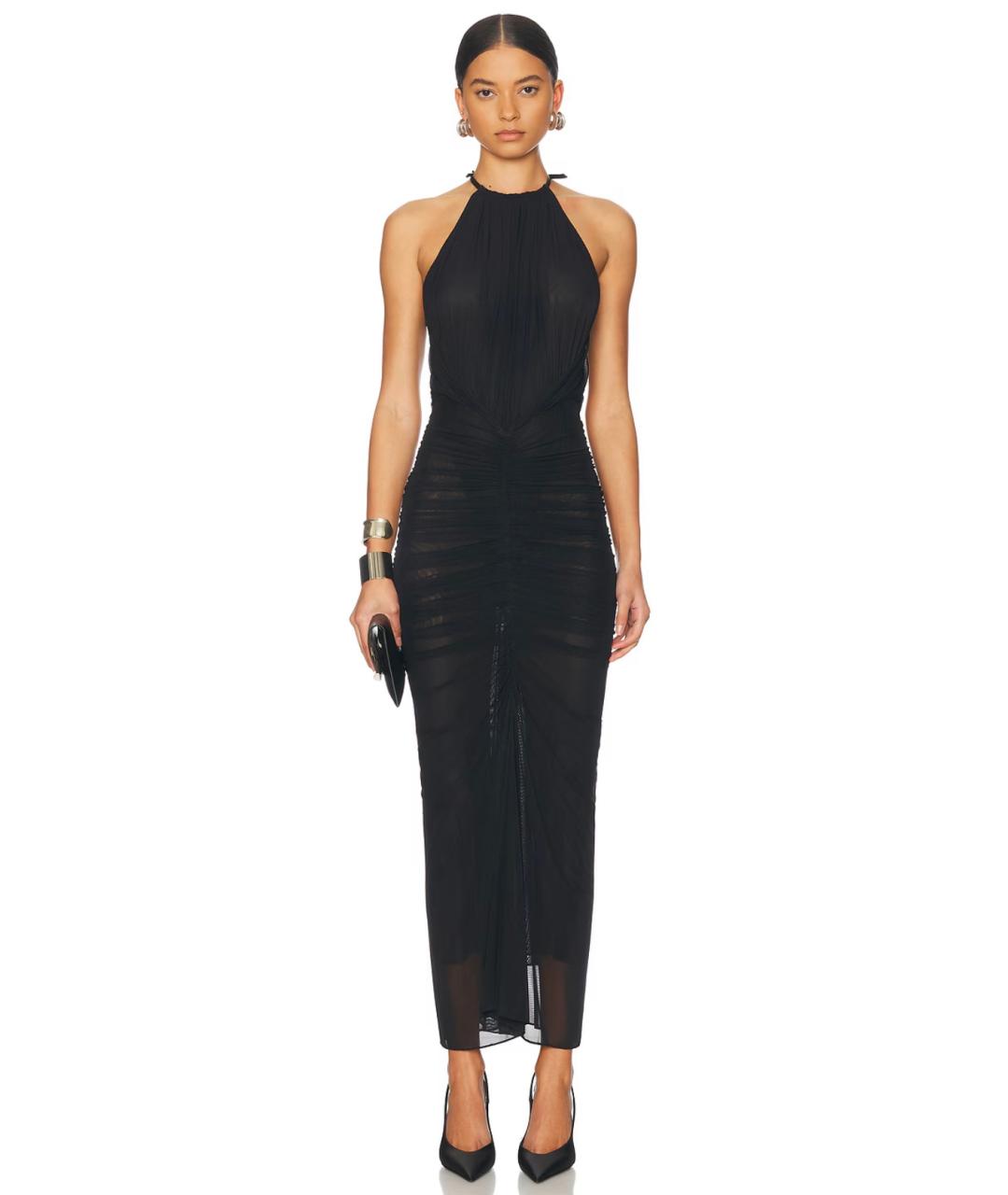 MUGLER Черное коктейльное платье, фото 2