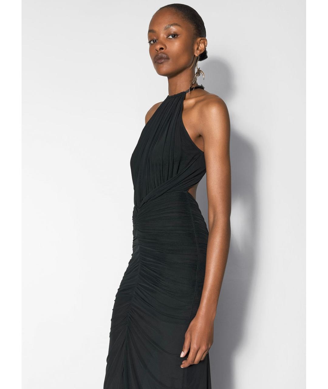 MUGLER Черное коктейльное платье, фото 6