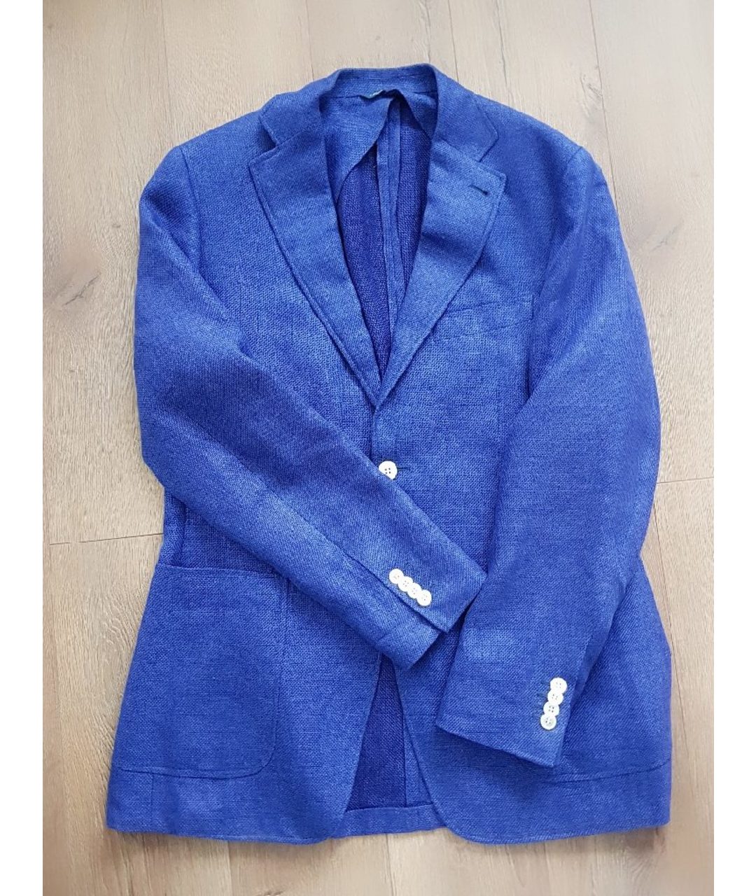 CANALI Синий хлопковый пиджак, фото 2