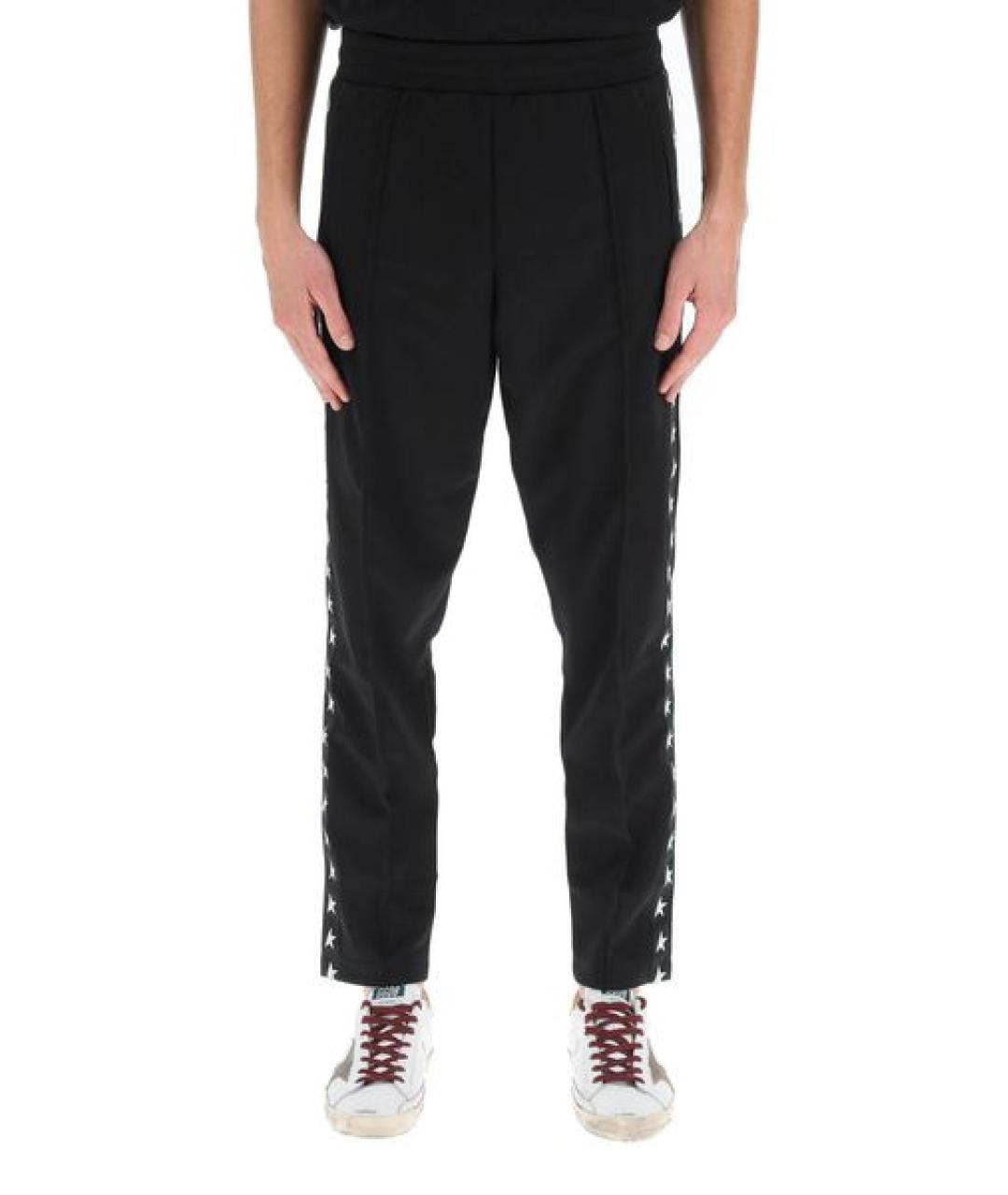 GOLDEN GOOSE DELUXE BRAND Черные прямые брюки, фото 4