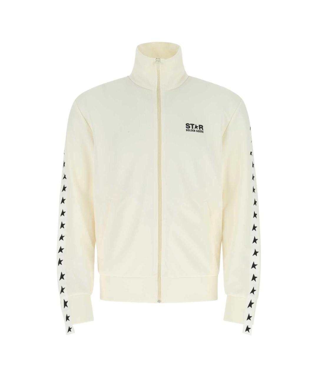 GOLDEN GOOSE DELUXE BRAND Белый полиэстеровый джемпер / свитер, фото 1