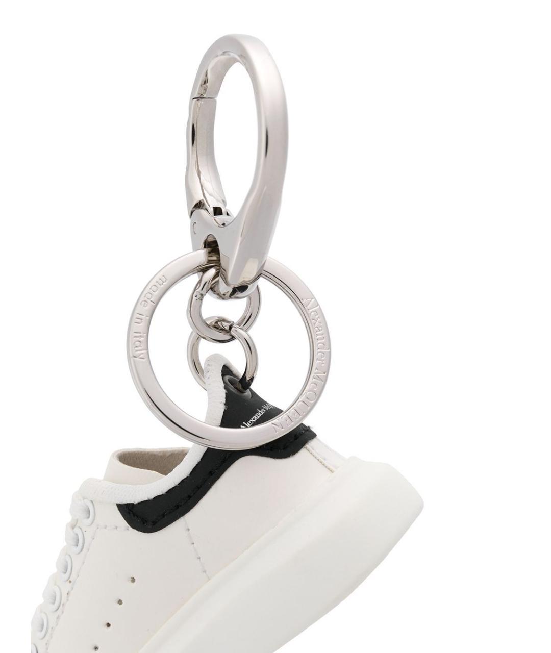 ALEXANDER MCQUEEN Белый брелок, фото 2