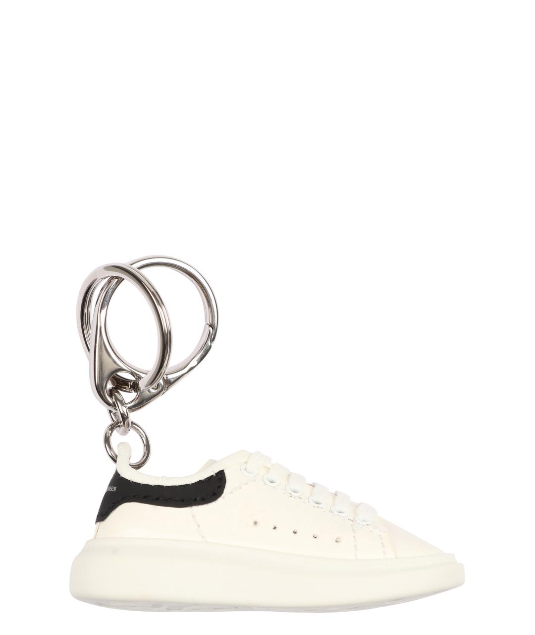 ALEXANDER MCQUEEN Белый брелок, фото 4