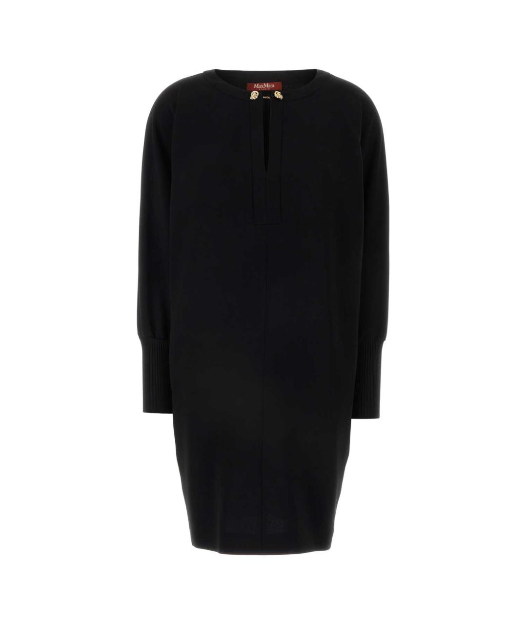 MAX MARA STUDIO Черное повседневное платье, фото 1