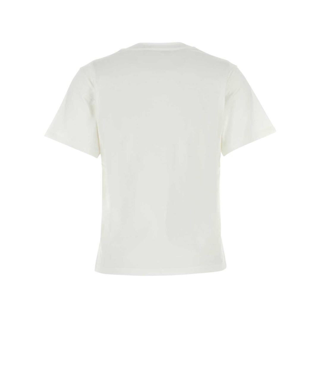 WEEKEND MAX MARA Белая хлопковая футболка, фото 2