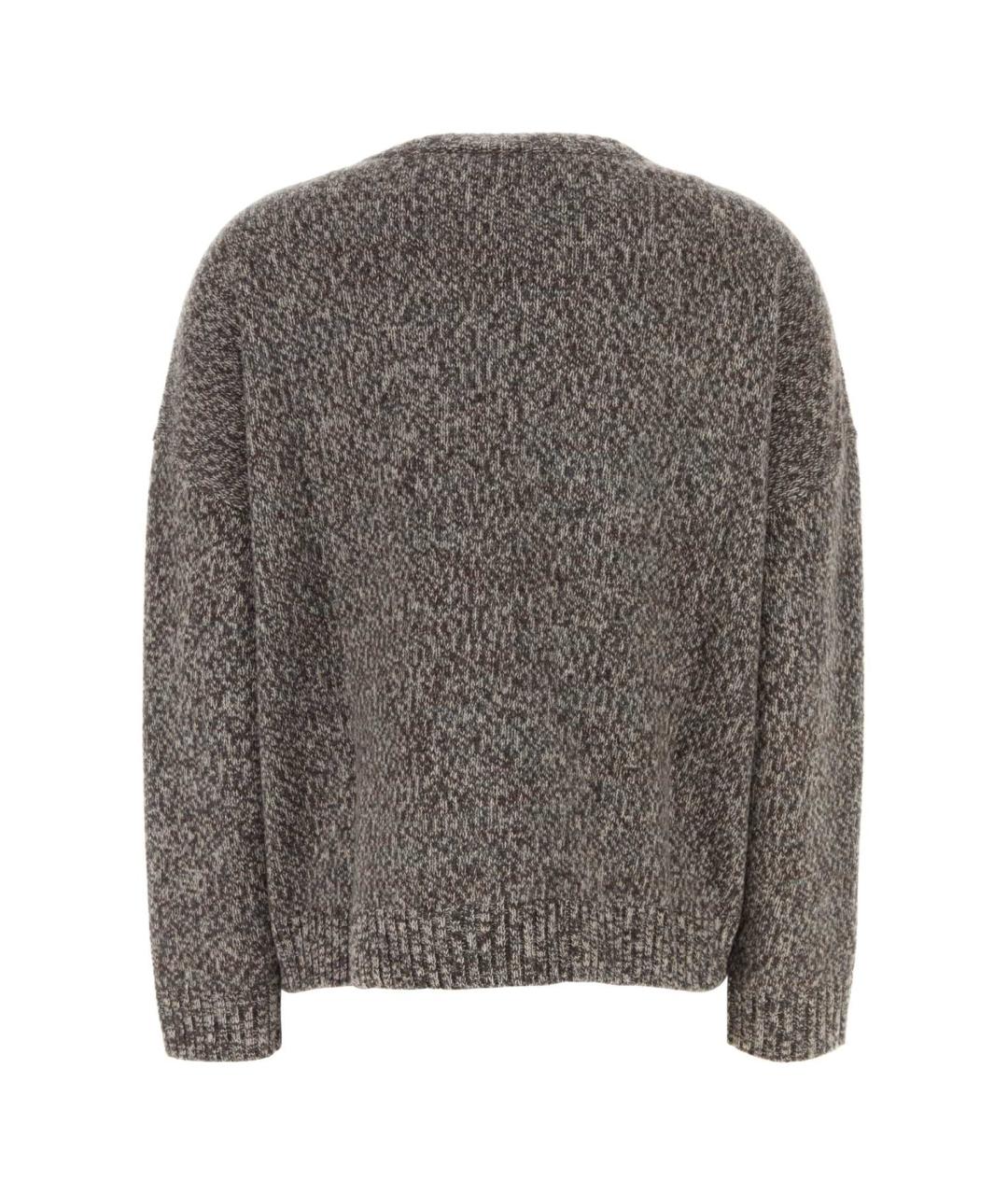 WEEKEND MAX MARA Антрацитовый шерстяной джемпер / свитер, фото 2