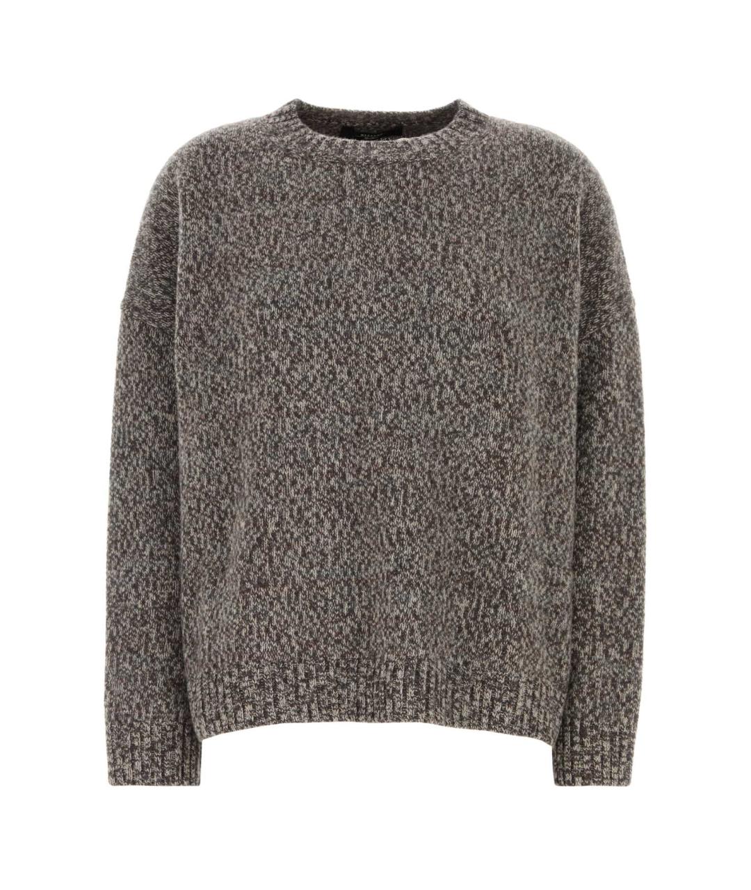 WEEKEND MAX MARA Антрацитовый шерстяной джемпер / свитер, фото 1