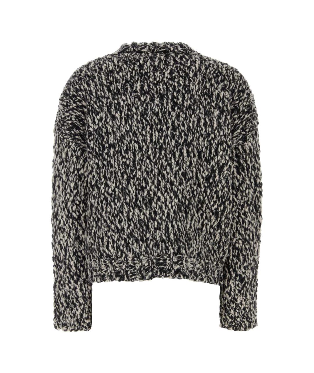 WEEKEND MAX MARA Антрацитовый шерстяной джемпер / свитер, фото 2