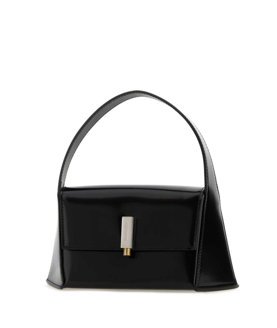 FERRAGAMO Черная кожаная сумка через плечо, фото 2