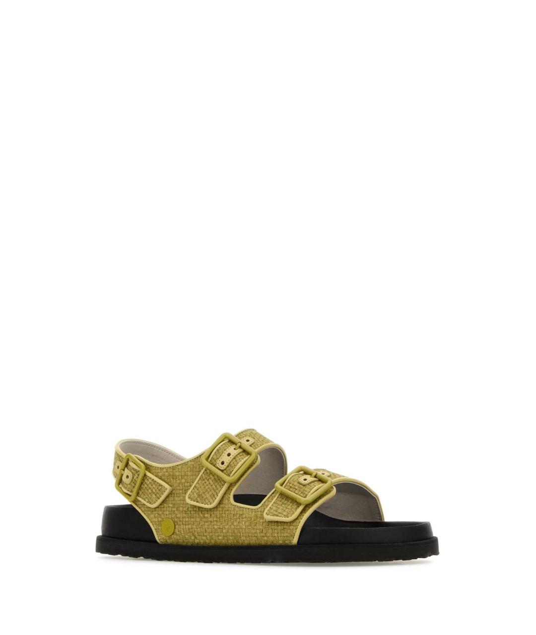 BIRKENSTOCK Зеленые текстильные сандалии, фото 2