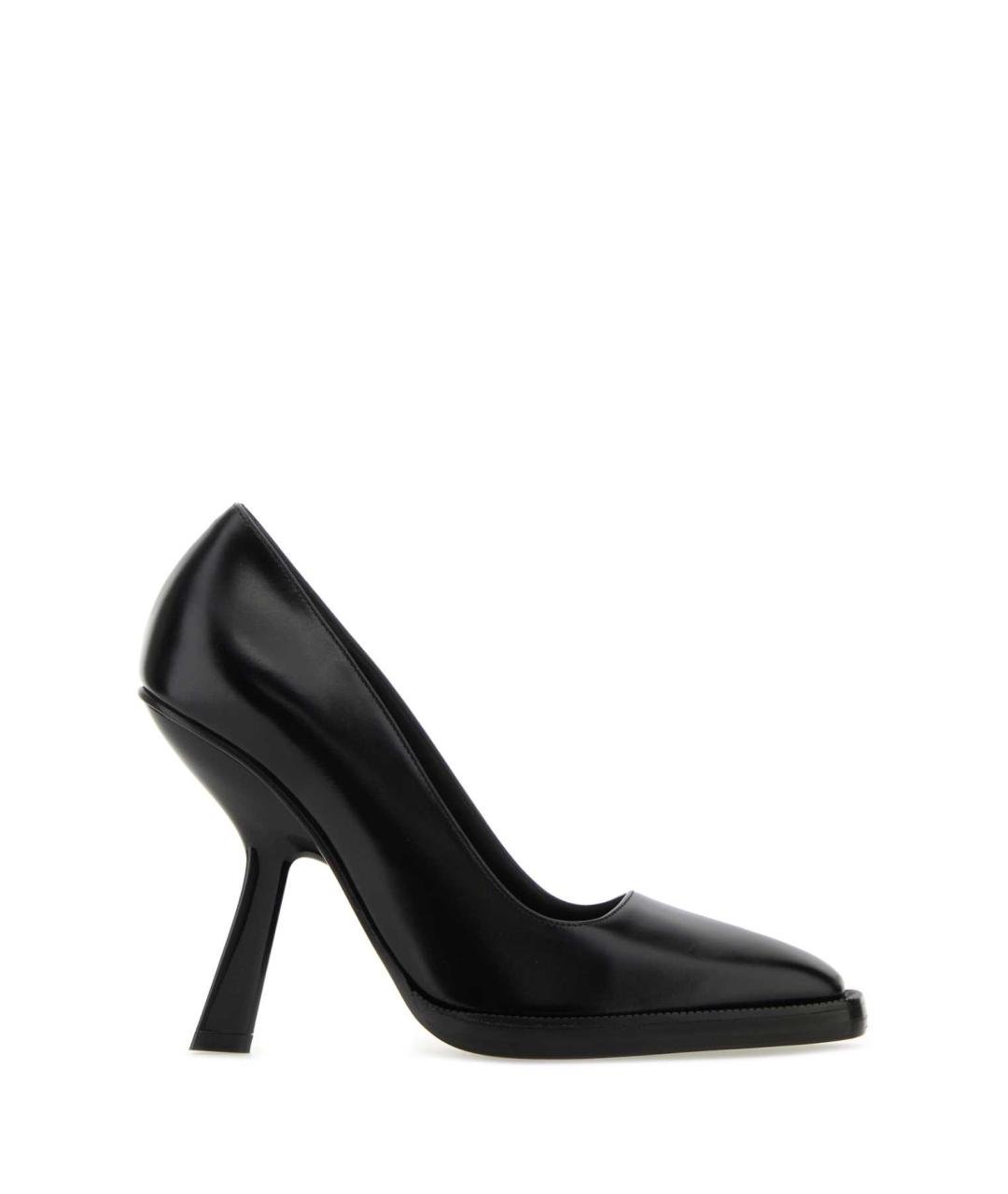 FERRAGAMO Черные кожаные туфли, фото 1