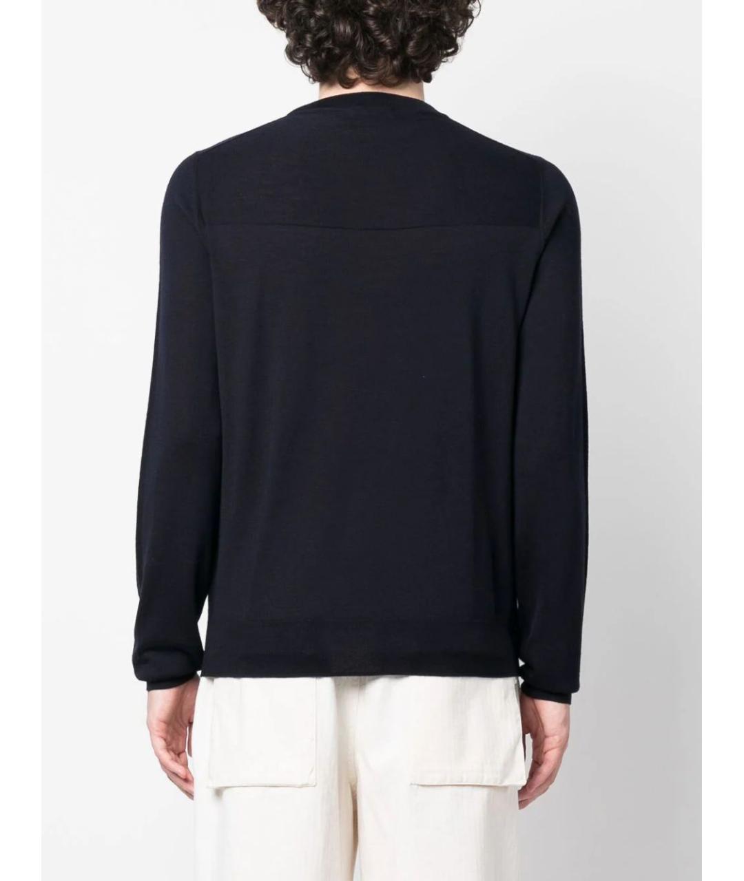 JIL SANDER Черный шерстяной джемпер / свитер, фото 4