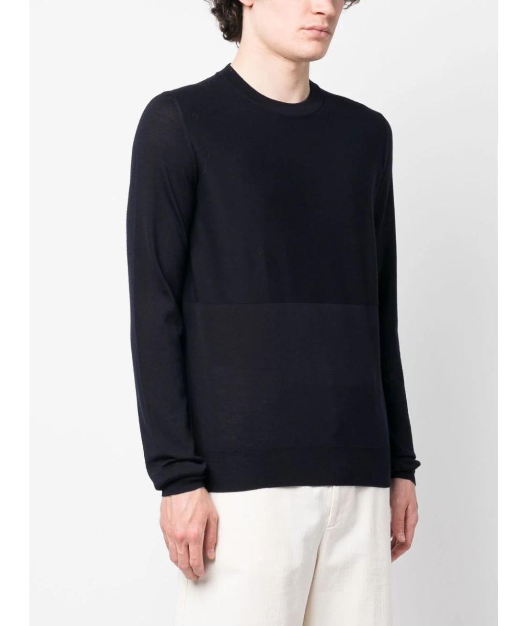 JIL SANDER Черный шерстяной джемпер / свитер, фото 3
