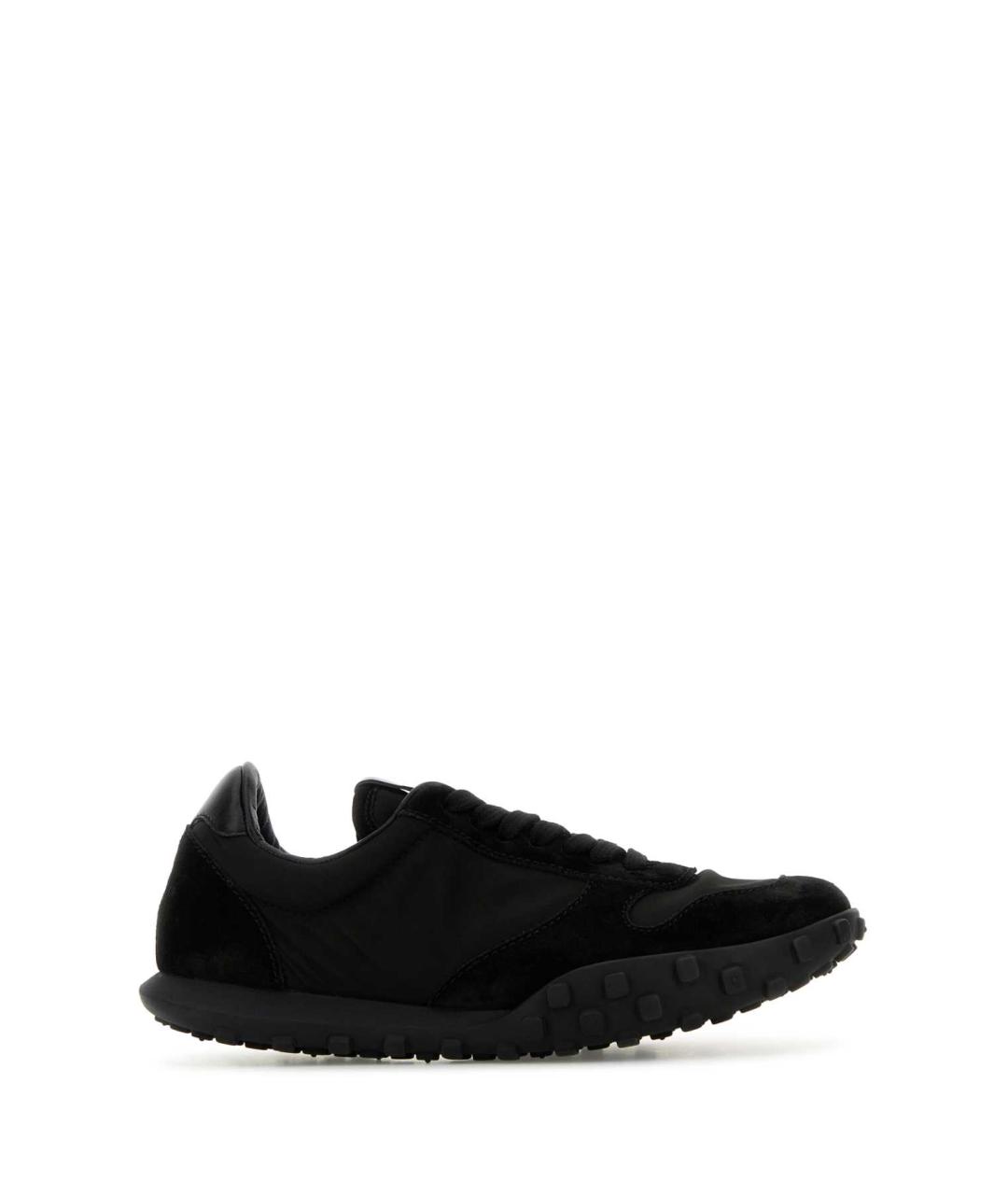 JIL SANDER Черные замшевые кроссовки, фото 1