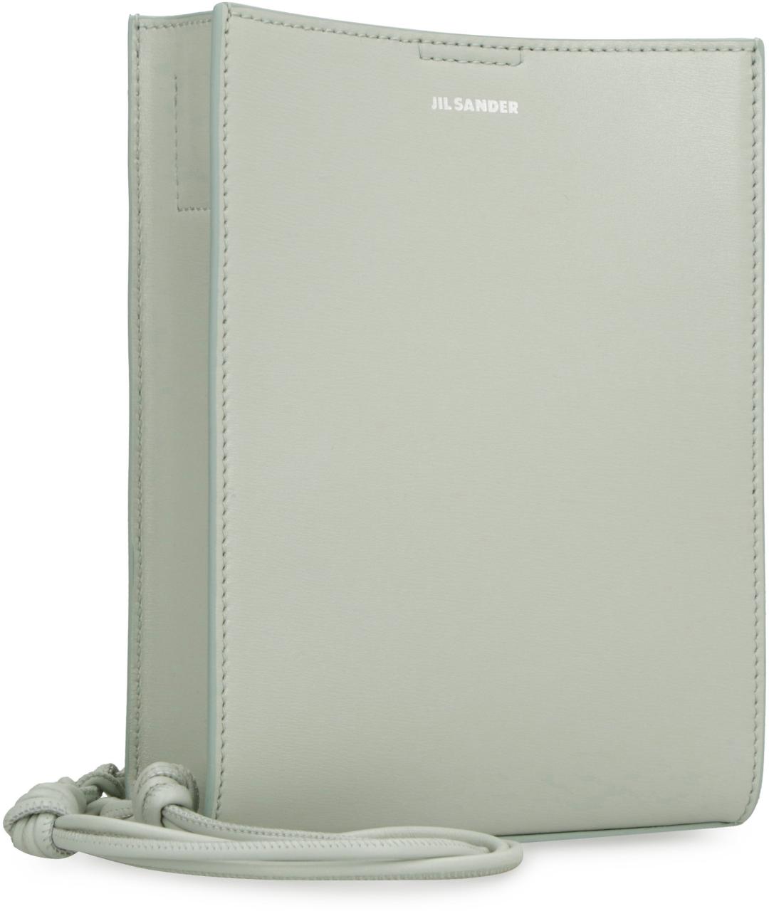 JIL SANDER Зеленая кожаная сумка через плечо, фото 3