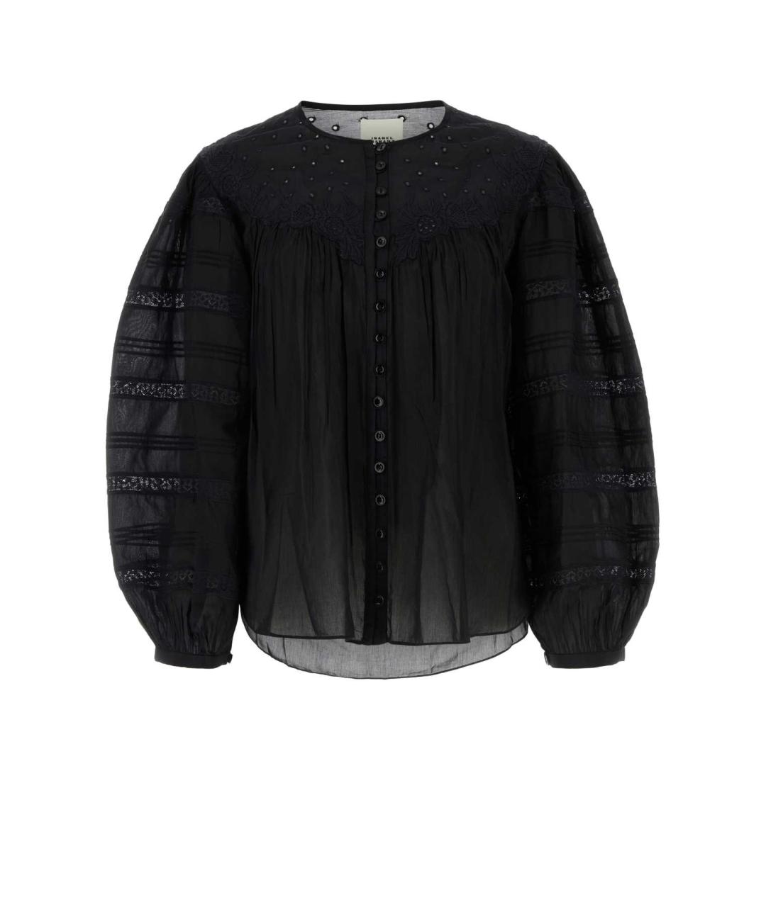 ISABEL MARANT Черная хлопковая рубашка, фото 1