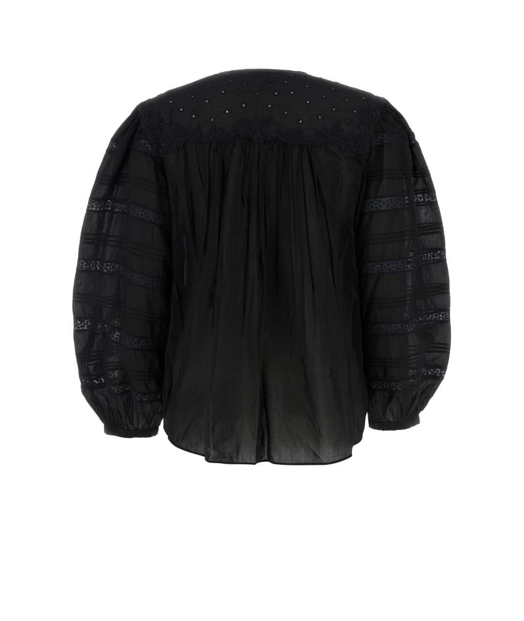 ISABEL MARANT Черная хлопковая рубашка, фото 2