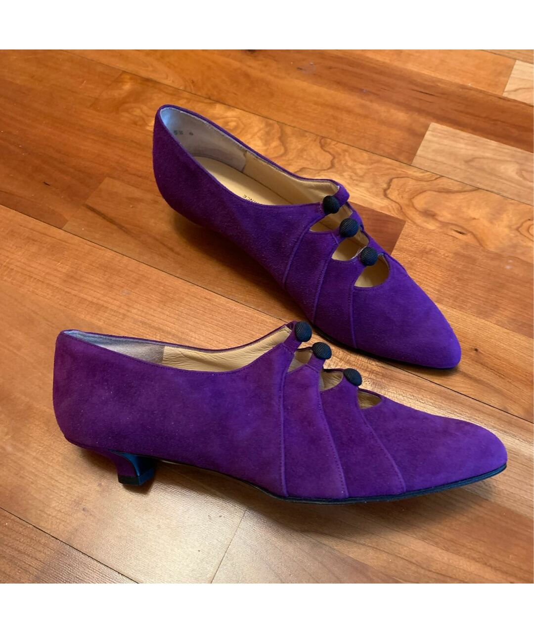 CHARLES JEFFREY LOVERBOY Фиолетовые замшевые туфли, фото 7