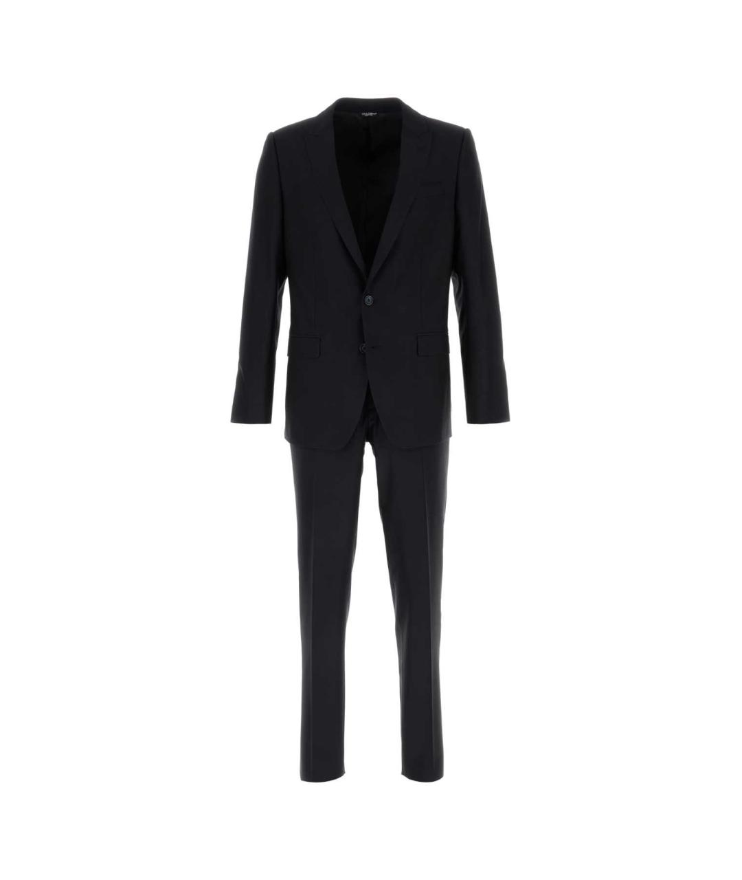 DOLCE&GABBANA Темно-синий классический костюм, фото 1