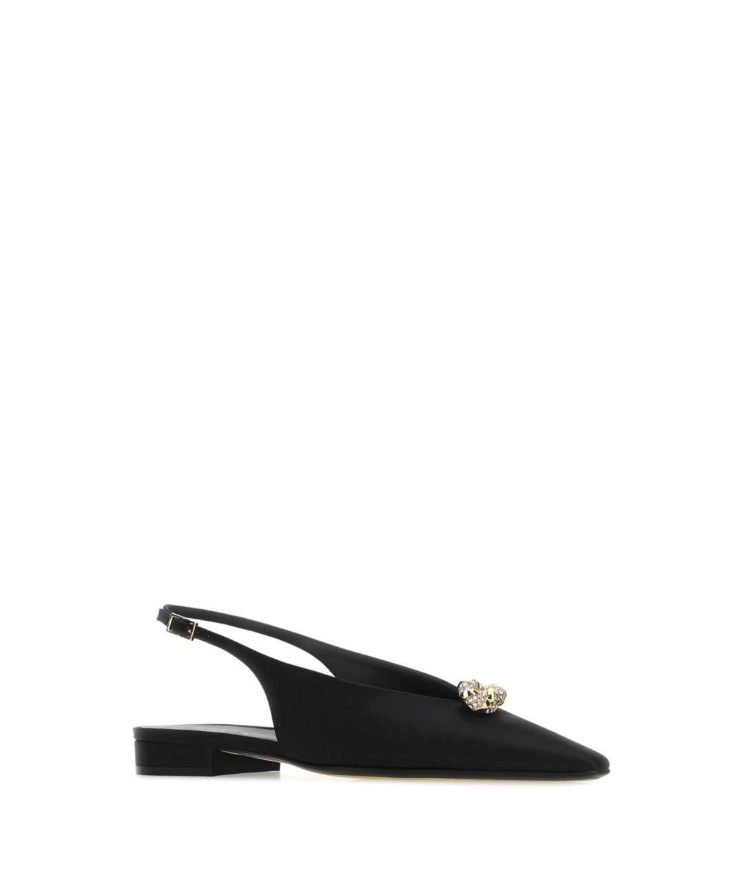 LANVIN Черные текстильные балетки, фото 2