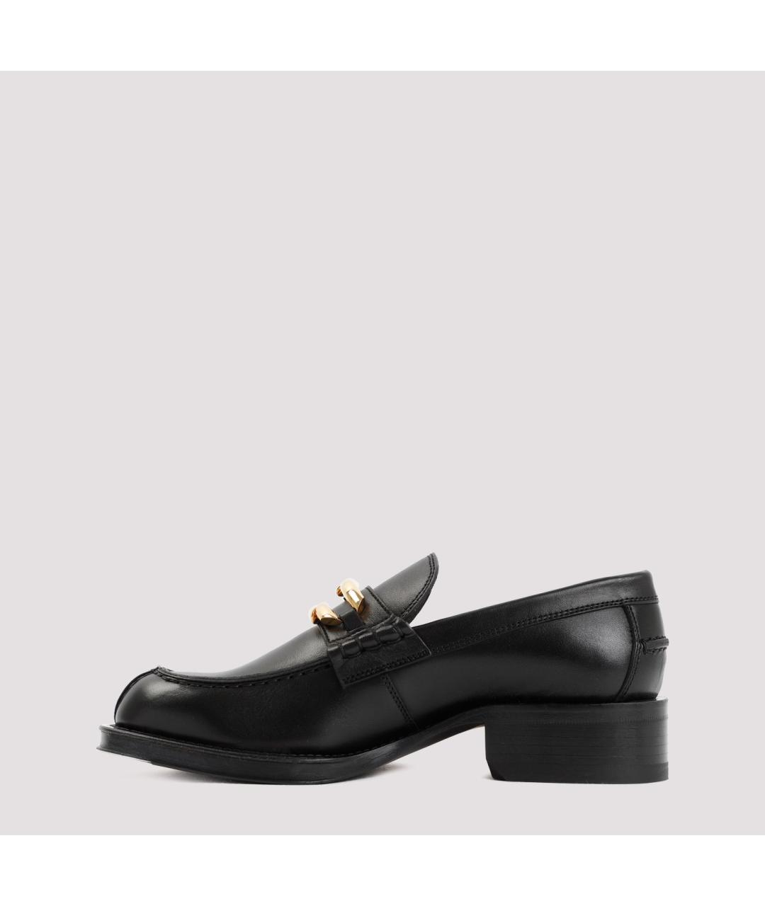 LANVIN Черные кожаные лоферы, фото 3