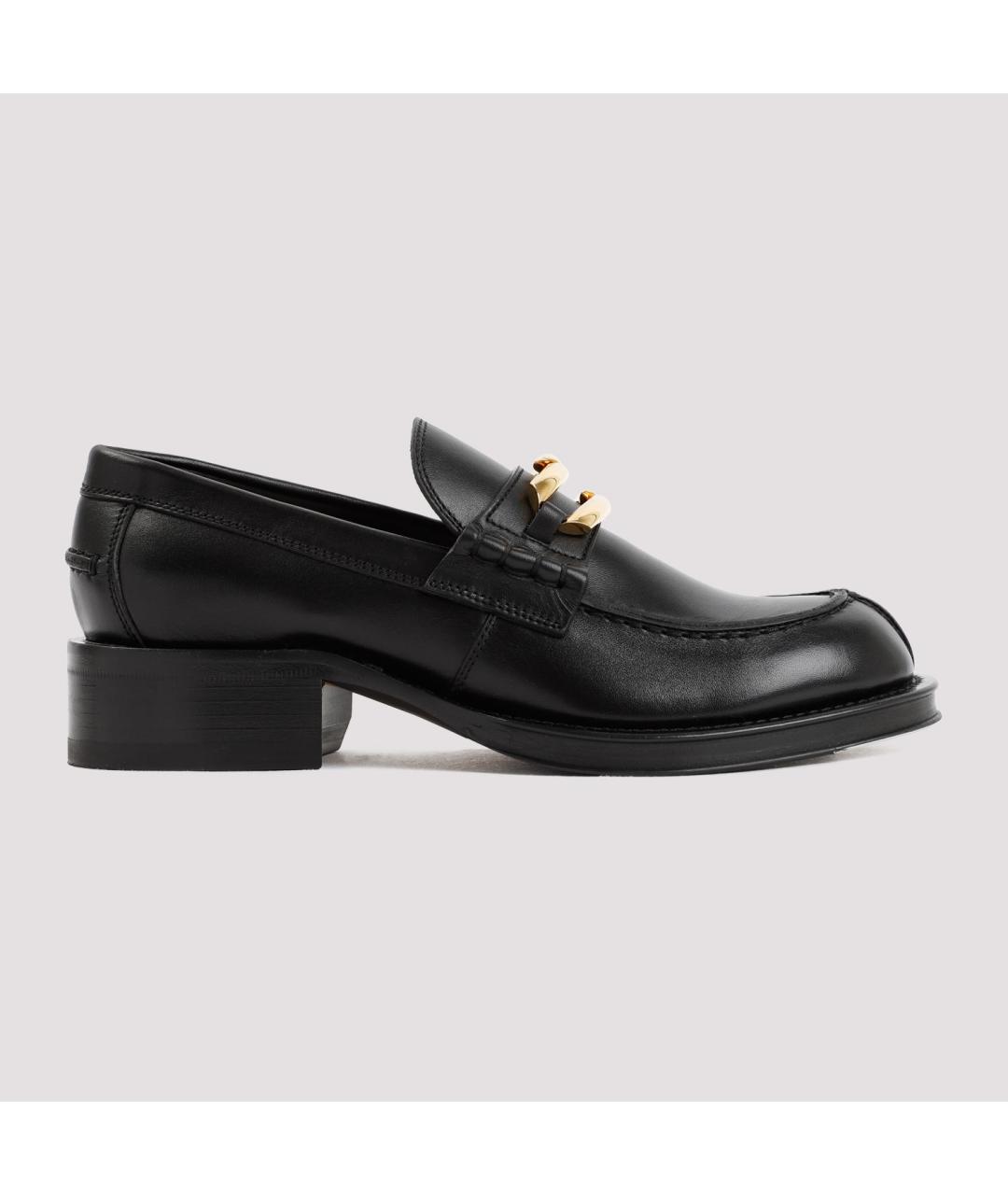 LANVIN Черные кожаные лоферы, фото 2